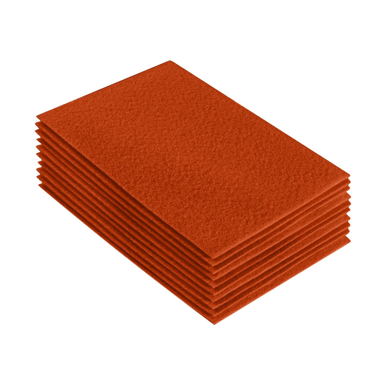 FabricLA Acrylic Felt Sheets for Crafts - Precut 9" X 12" Inches (20 cm X 30 cm) Felt Squares - Use Felt Fabric Craft Sheets for DIY, Hobby, Costume, and Decoration | Orange